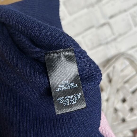 LuLu’s Dianna Navy Blue Color Block Short Sleeve Bodycon Dress - Picture 9 of 9